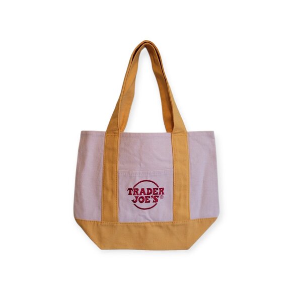 Trader Joes Mini Canvas Tote Bags Set of 4 Multicolor Limited Edition NWT - Picture 5 of 8